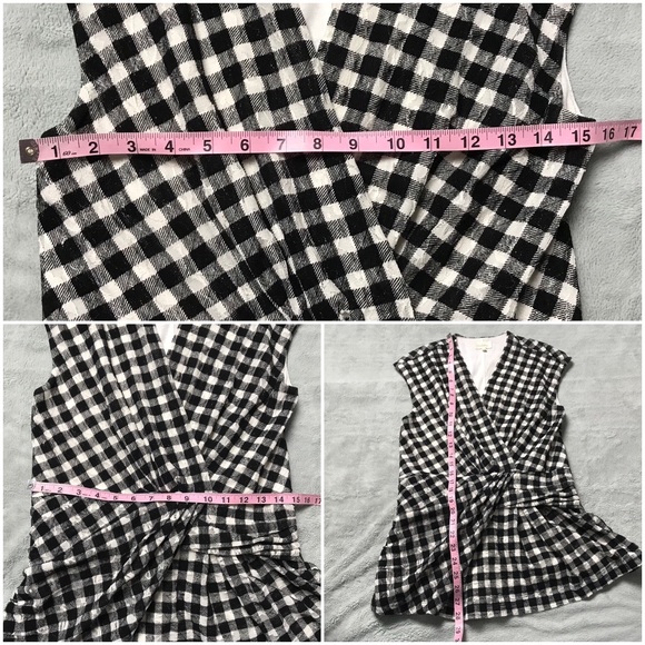 Anthro Deletta Delphine Gingham Sleeveless Top - Picture 8 of 8